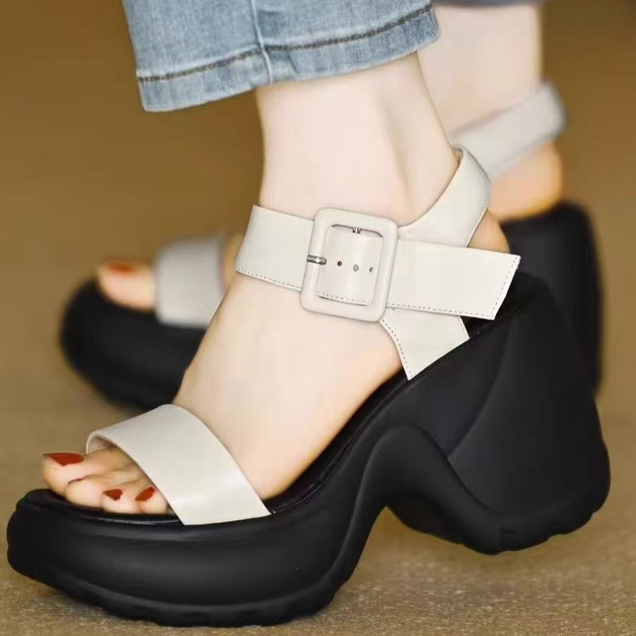 Women'S Fashion Petite - Wedgesandalen voor dames, zomer 2026, nieuw,