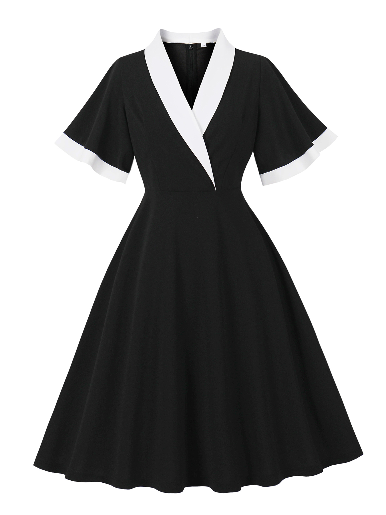 Tonval Contrast Revers Flare S - Women'S Fashion Of The 50S recensie en prijs