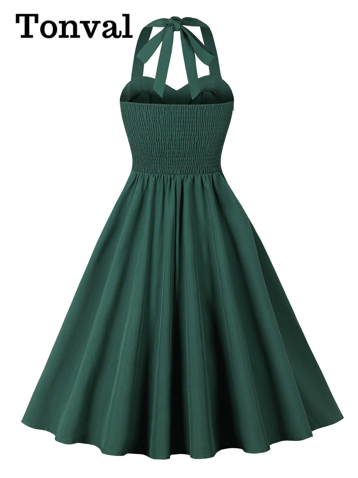 Tonval Halter Hals 50S Retro P - Women'S Fashion Of The 50S recensie en prijs