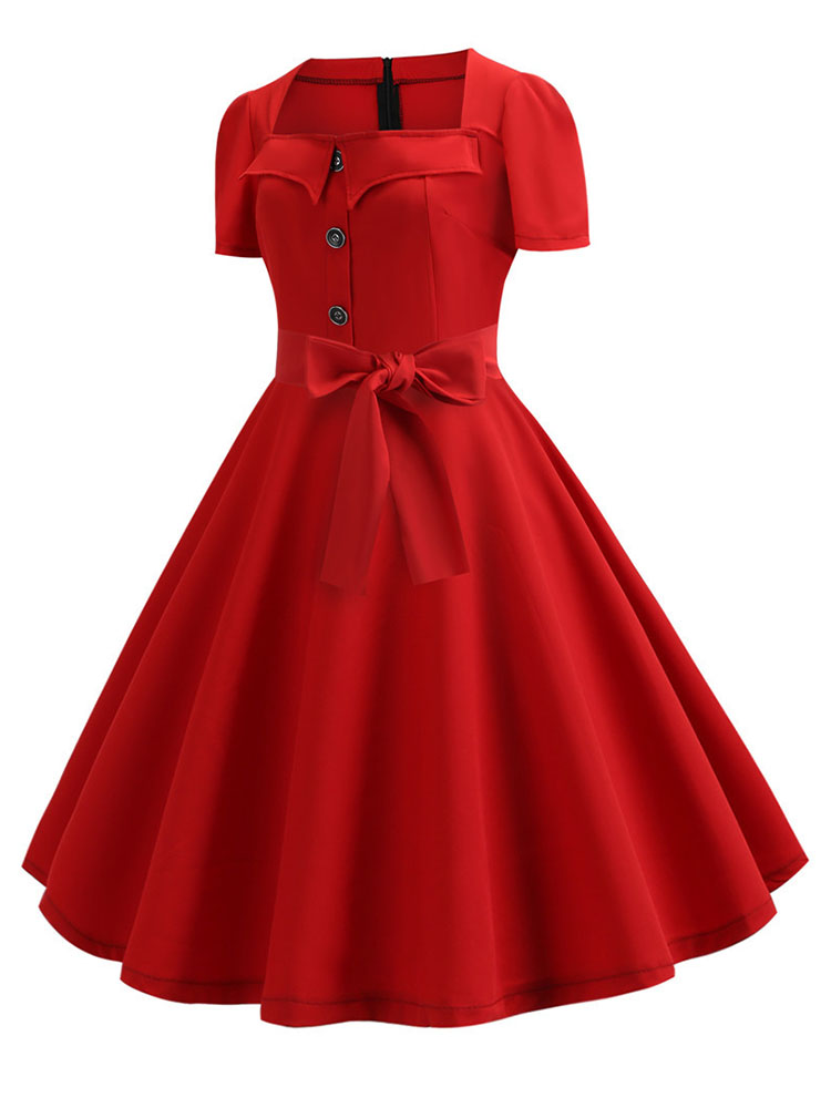 Vrouwen Zomer Jurk Elegante Re - Women'S Fashion Of The 50S recensie en prijs