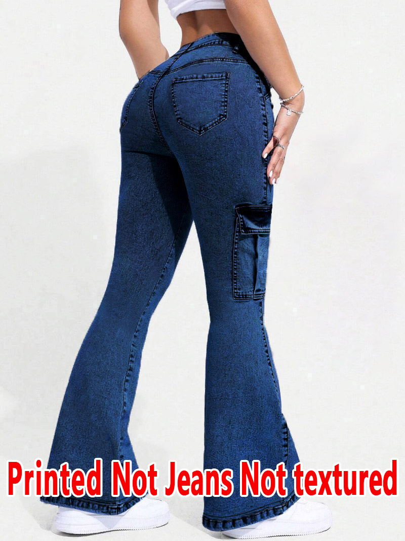 8175 [Bedrukte broek - geen im - Mom Jeans Women recensie en prijs