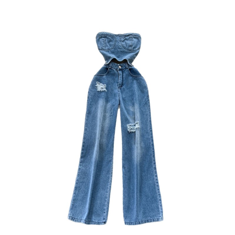 Denim jumpsuits voor dames, éé - Mom Jeans Women recensie en prijs