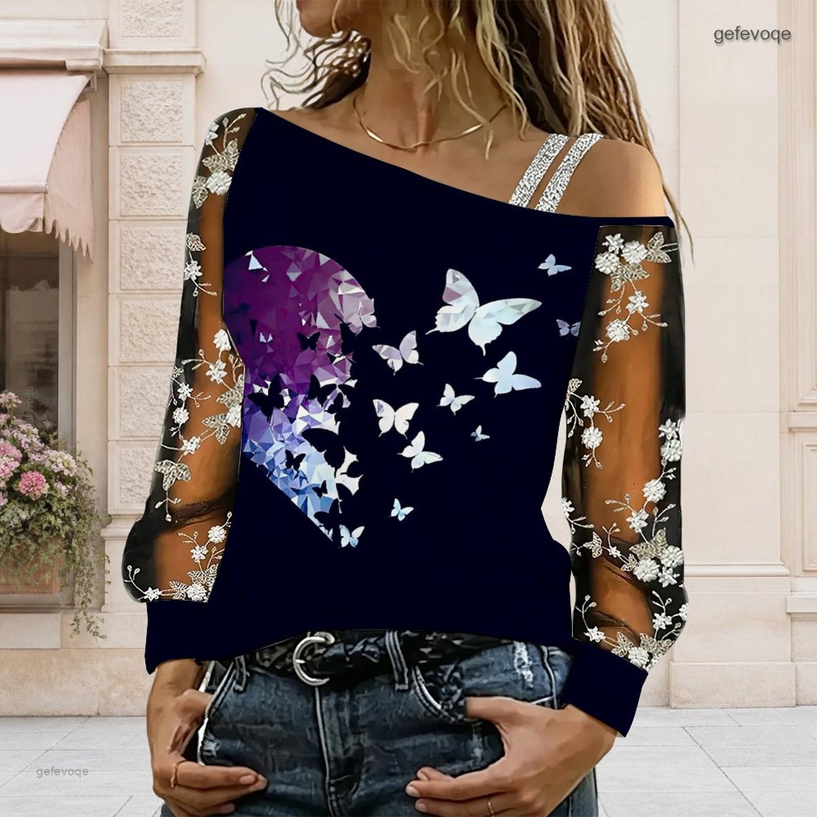 Dames off-shoulder blouse, asy - Off Shoulder Top recensie en prijs