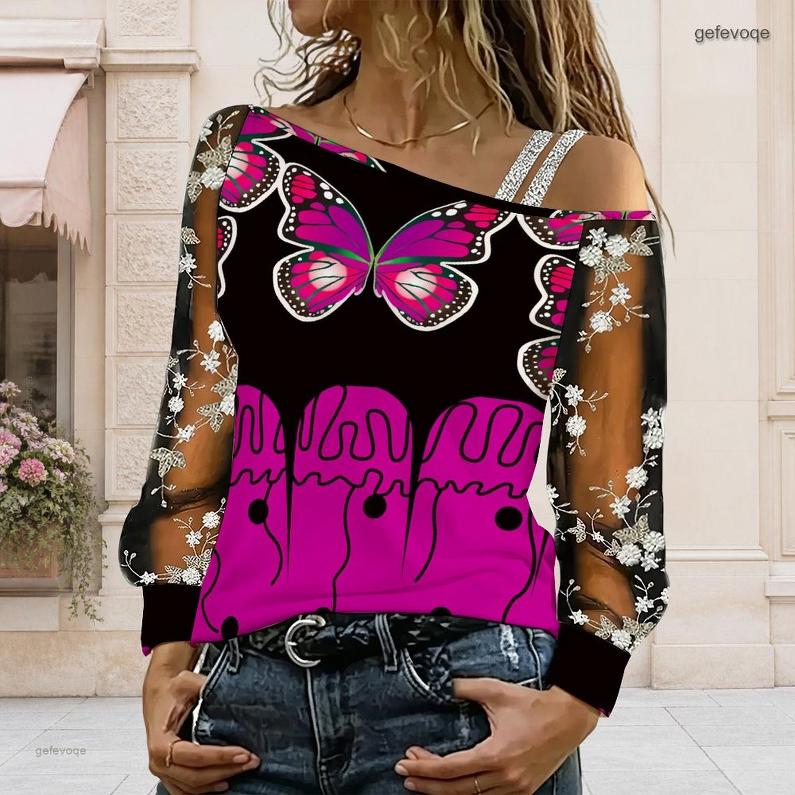 Dames off-shoulder blouse, asy - Off Shoulder Top recensie en prijs