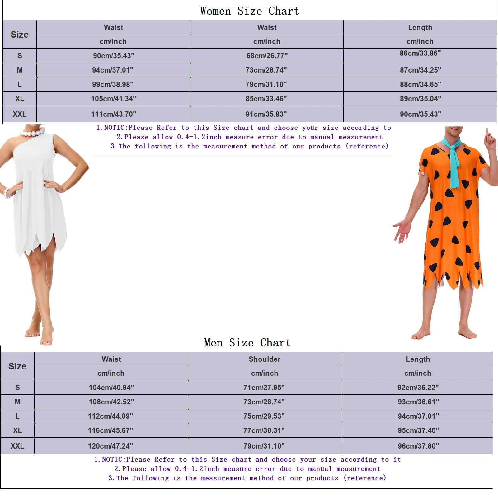 Cosplay Wilma Flintstone-kostu - Off Shoulder Top recensie en prijs