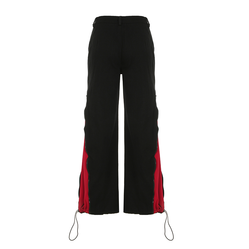 Donkere rits patchwork contras - Mom Jeans Women recensie en prijs