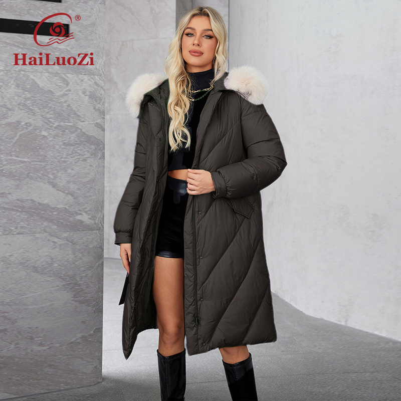 Hailuozi 2024 Dames Winter Plu - Women'S Fashion Parka recensie en prijs