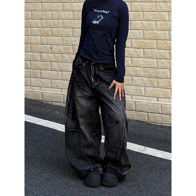 ZHIZOU Vrouwen Tomboy Dark Aca - Mom Jeans Women recensie en prijs