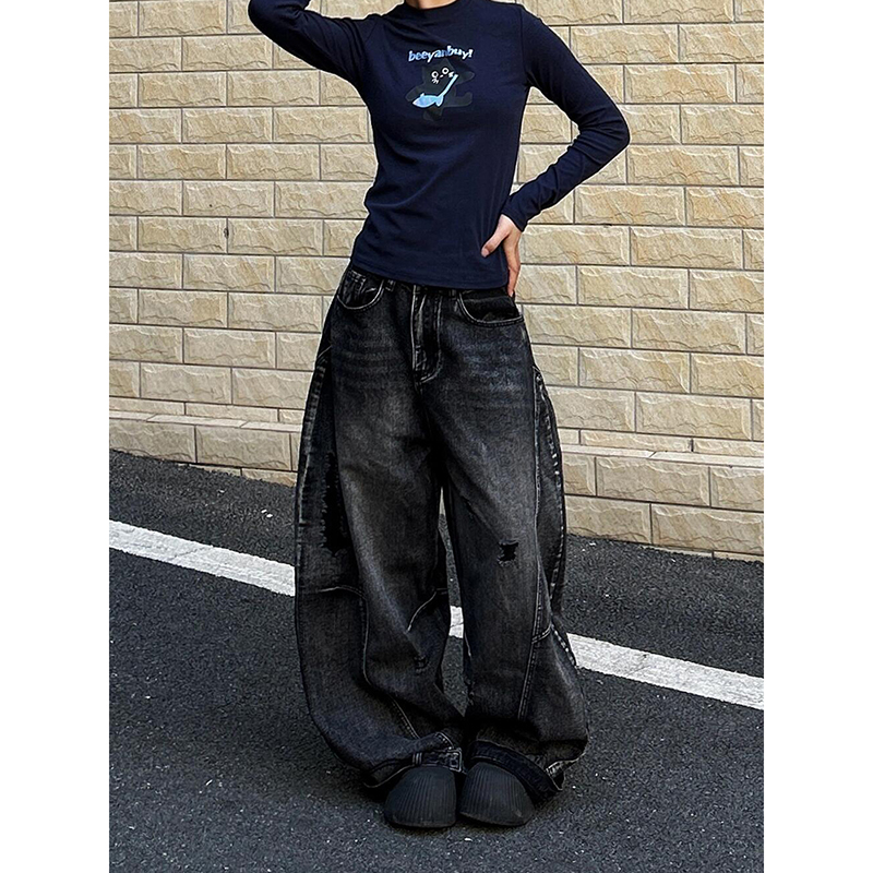 ZHIZOU Vrouwen Tomboy Dark Aca - Mom Jeans Women recensie en prijs