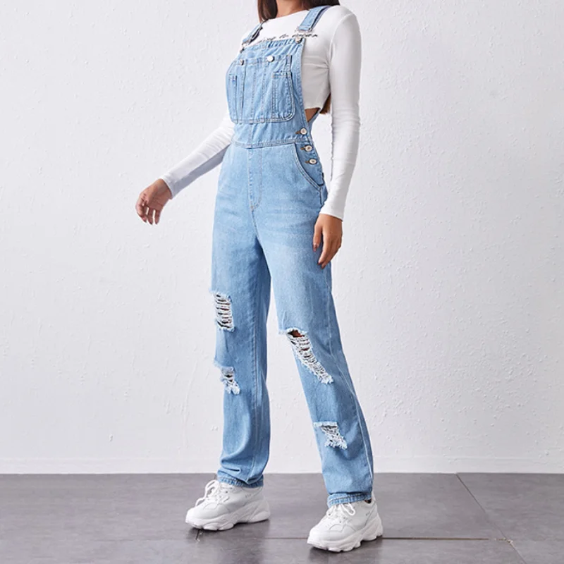 Blauwe Denim Jumpsuit Overalls - Mom Jeans Women recensie en prijs