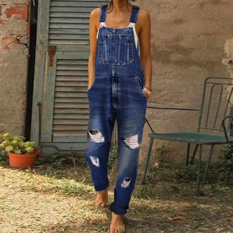 Blauwe Denim Jumpsuit Overalls - Mom Jeans Women recensie en prijs