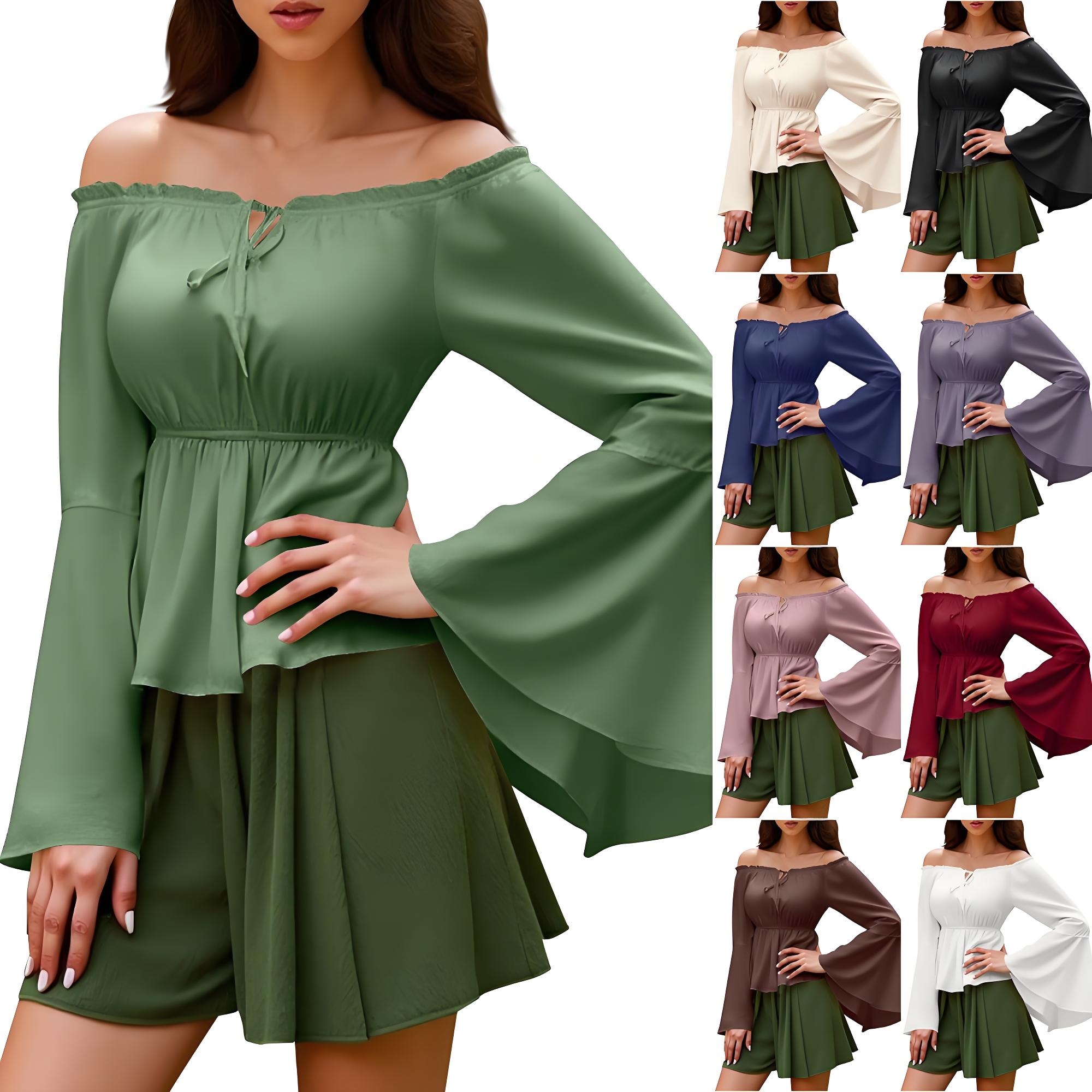 Renaissance blouse boer vrouwe - Off Shoulder Top recensie en prijs