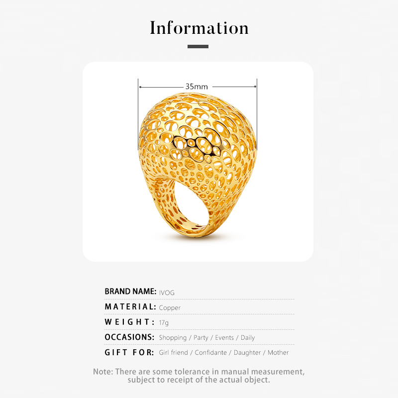 IVOG Holle Ronde Bal Grote Rin - Women'S Fashion Website recensie en prijs