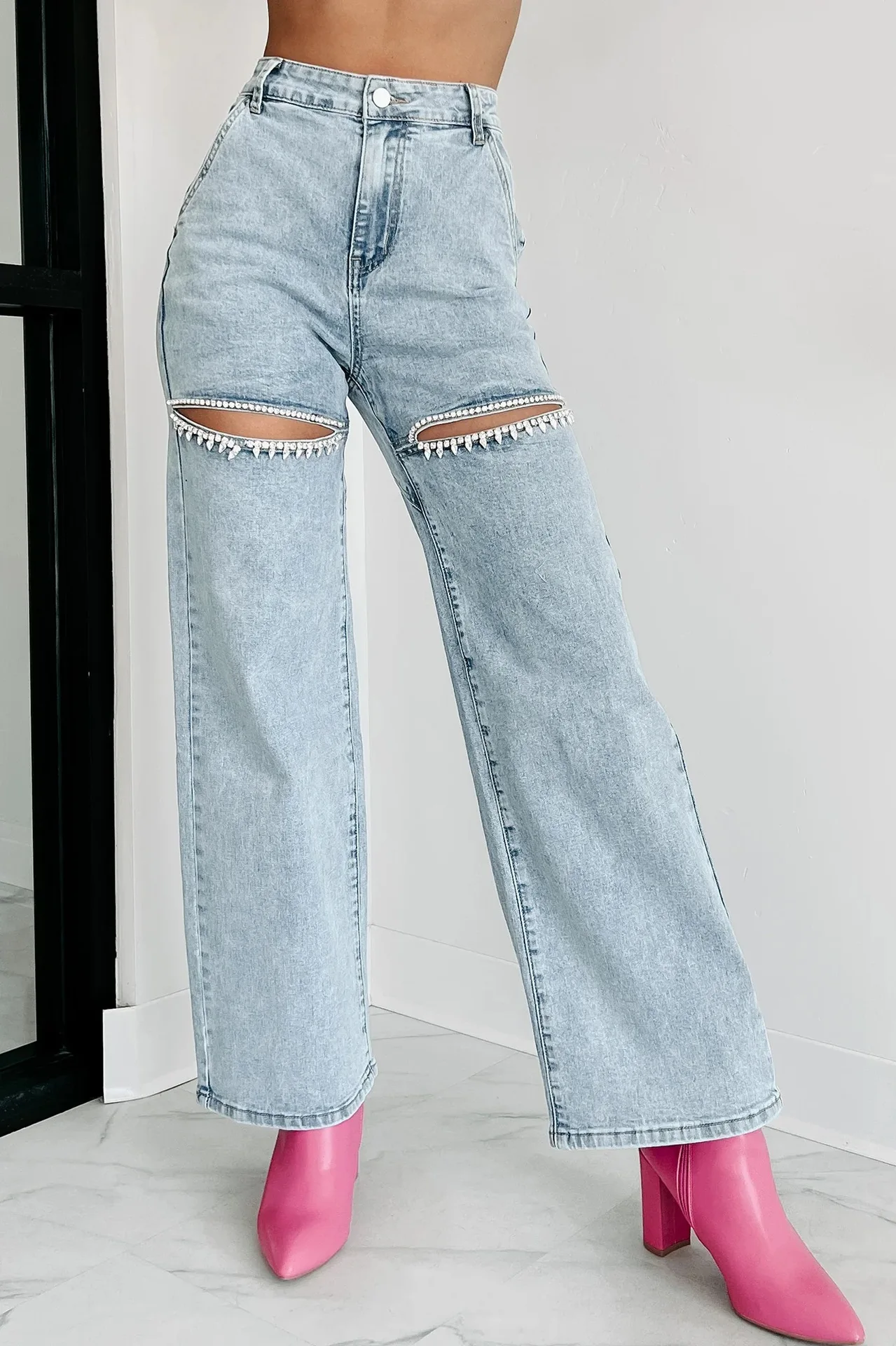 Mode Dames Denim Hoge Taille B - Mom Jeans Women recensie en prijs