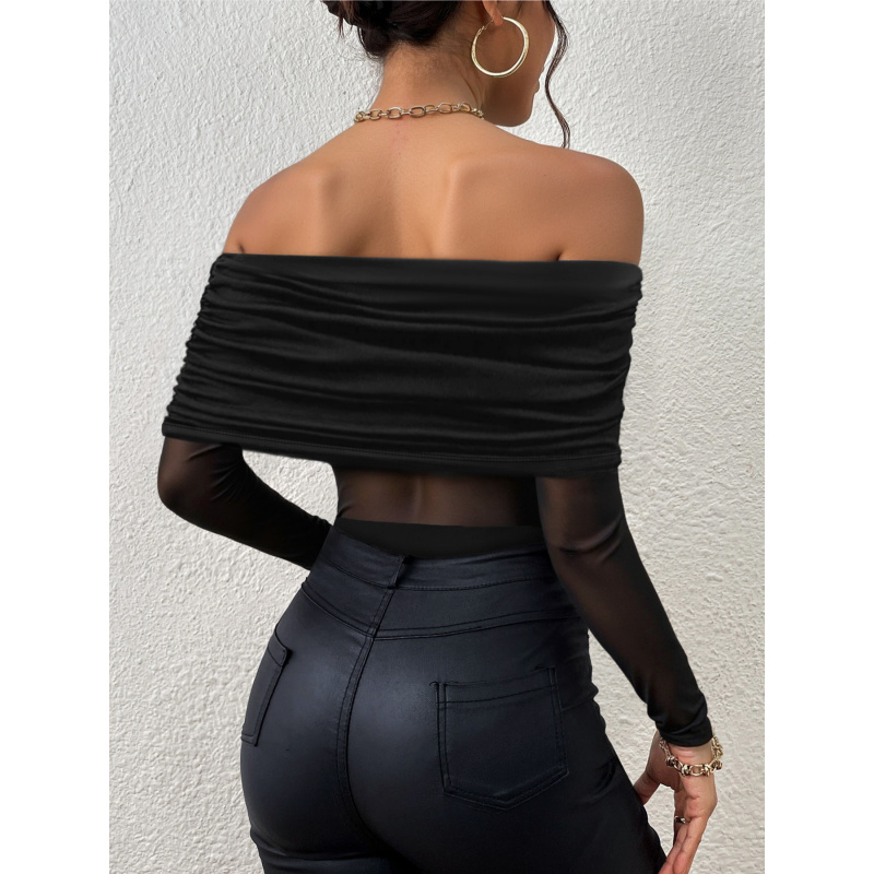 Lente- en herfst-off-shoulder  - Off Shoulder Top recensie en prijs