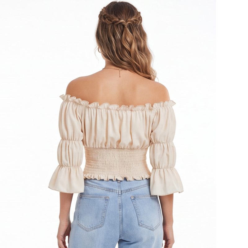 Renaissance blouse dames top m - Off Shoulder Top recensie en prijs