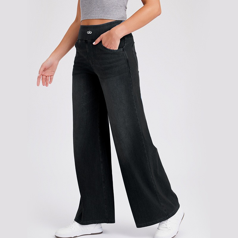 Dames High Waist Wide Leg Deni - Mom Jeans Women recensie en prijs